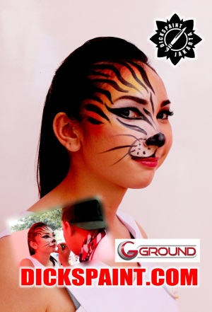Face Painting Jakarta tiger