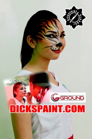 Face Painting Jakarta tiger